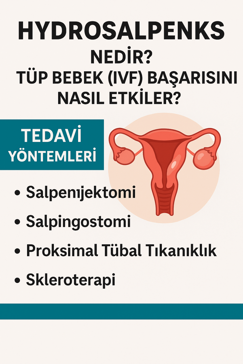 Hydrosalpenks Nedir? Tüp Bebek (IVF) Başarısını Nasıl Etkiler? Tedavi Yöntemleri Nelerdir?
