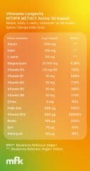 AKTİF METİL Vitaname Longevity – MTHFR Methyl Active