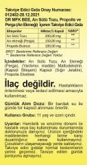 MFK Bee (Arısütü, Perga,Propolis)