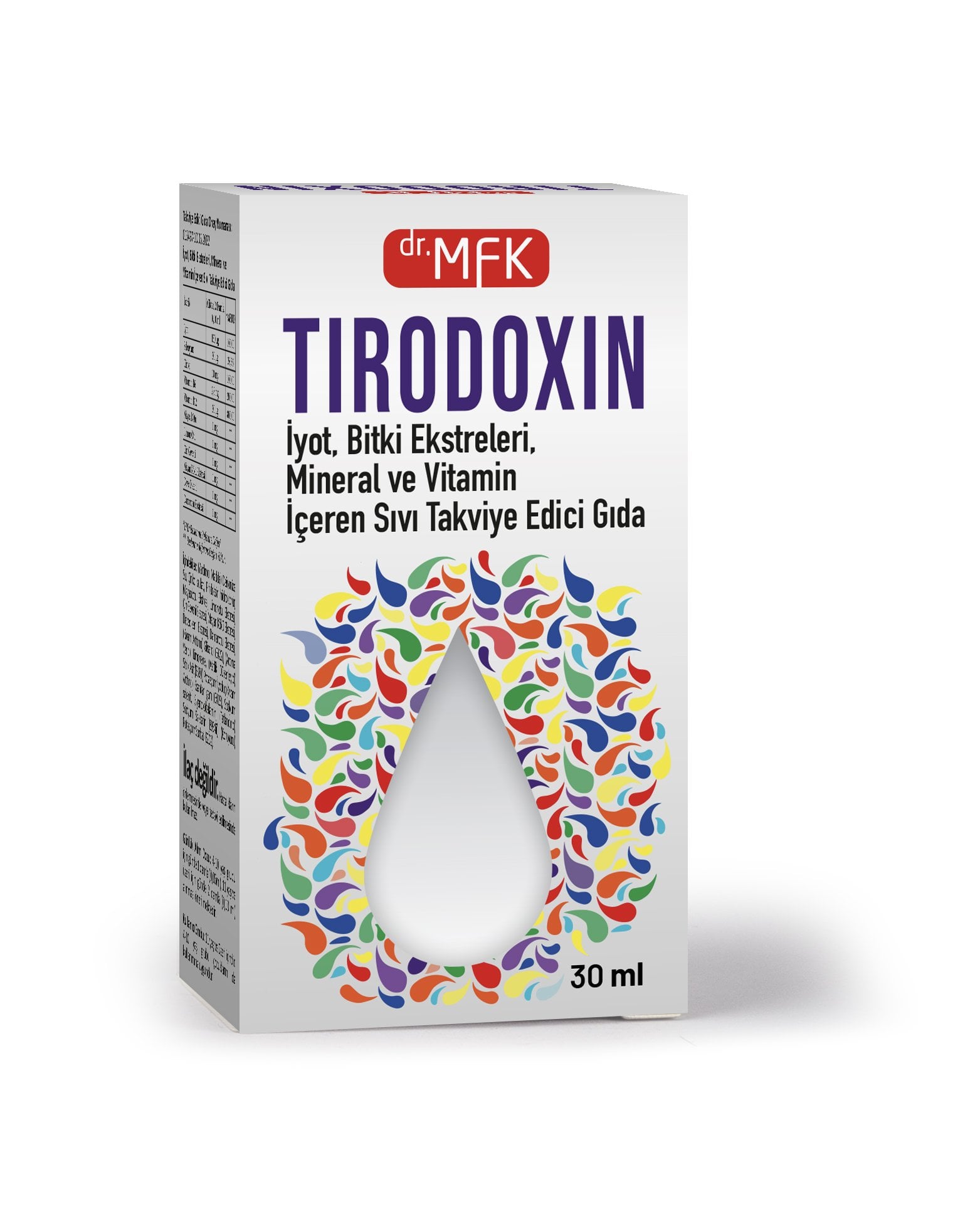 Tiridoxin Damla (İyot Selenyum Çinko B12 B6)