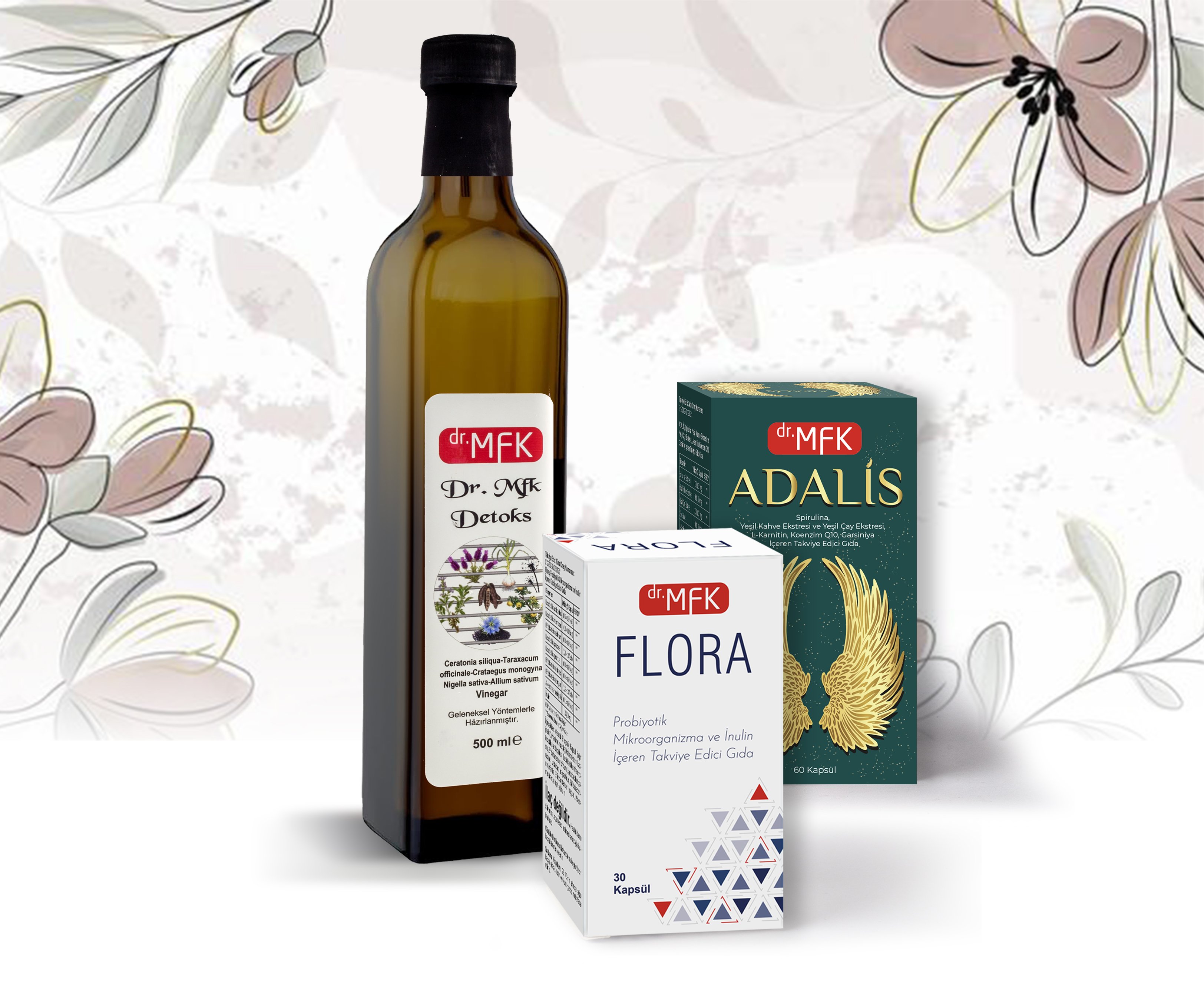 Fiit 1 Temel Paket (Adalis Flora Detox Sirke)