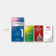 Premium - 3 Aylık Kadın Reserve Paketi (3x Prenetal Women One, Omega Active, Rezerve ANNH, Flora)