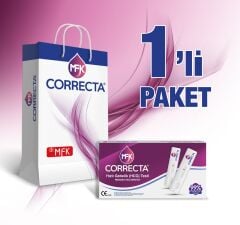 Correcta Hızlı Gebelik (HCG) Testi - Yüksek Hassasiyet ve Pratik Kullanım (%99 Doğruluk)