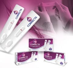 Correcta Hızlı Gebelik (HCG) Testi 3'lü Paket - Pratik Takip ve Güvenilir Sonuç