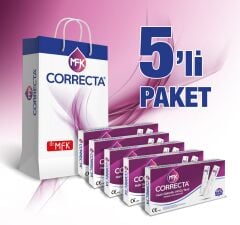 Correcta Hızlı Gebelik (HCG) Testi 5'li Ekonomi Paketi - Düzenli Takip ve Avantajlı Fiyat