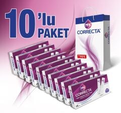 Correcta Hızlı Gebelik (HCG) Testi 10'lu Süper Fırsat Paketi - Kesintisiz Takip & Maksimum Tasarruf